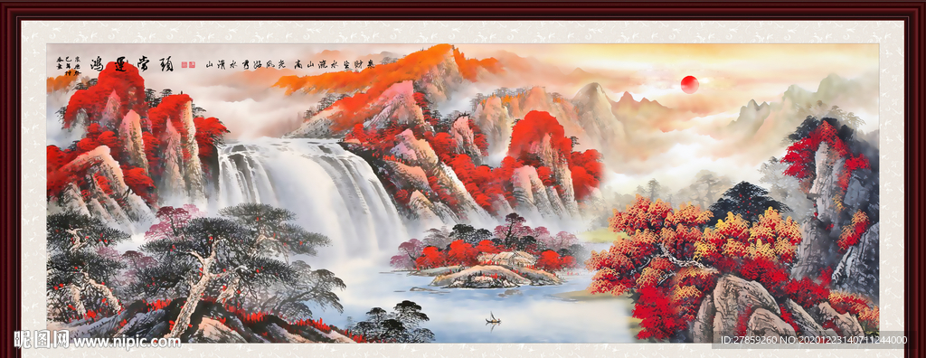 鸿运当头国画鸿运当头