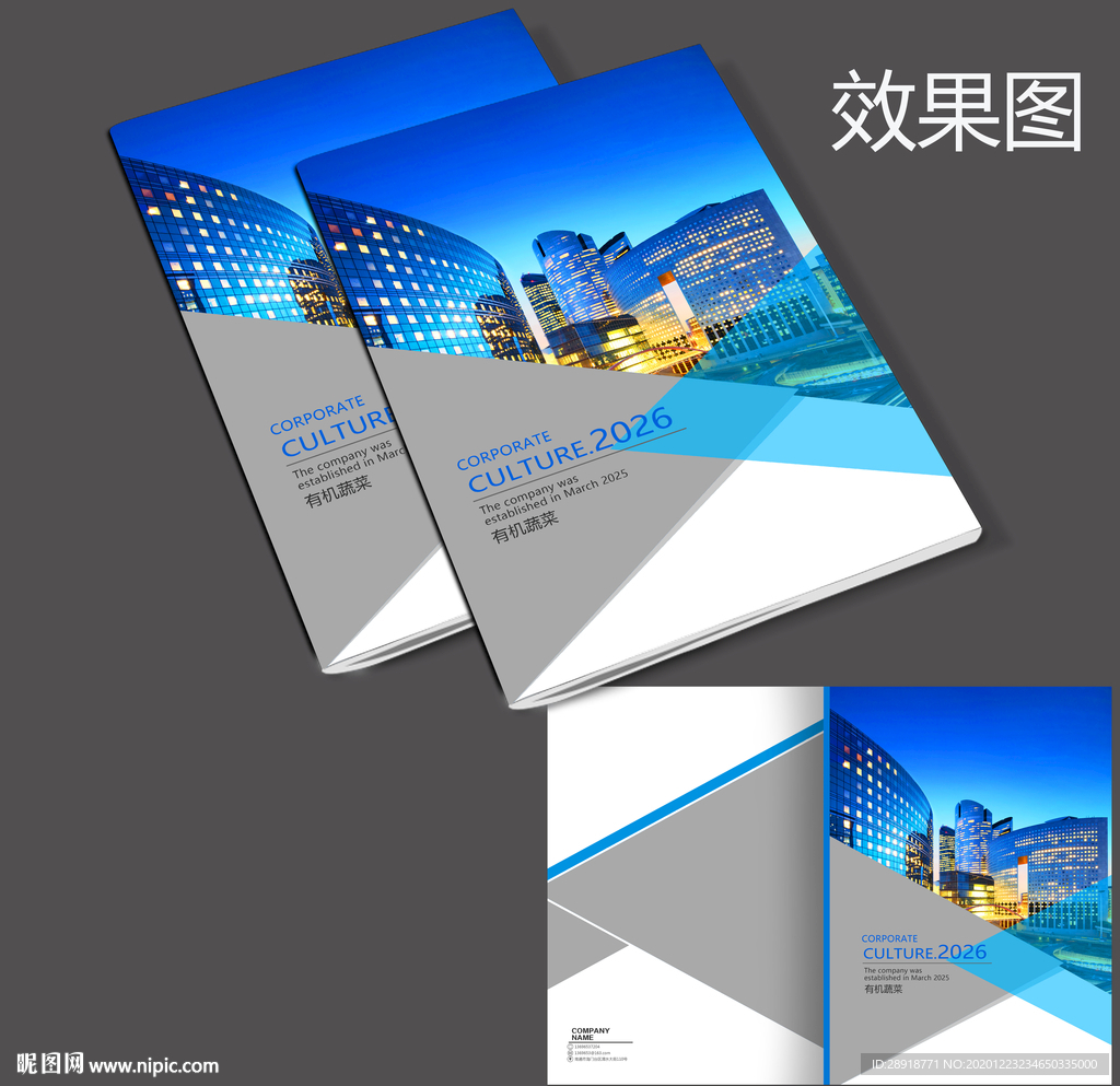 高端企业画册封面