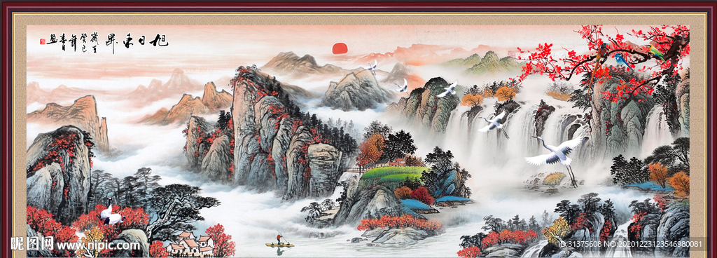 山水画 水墨山水画 意境山水画