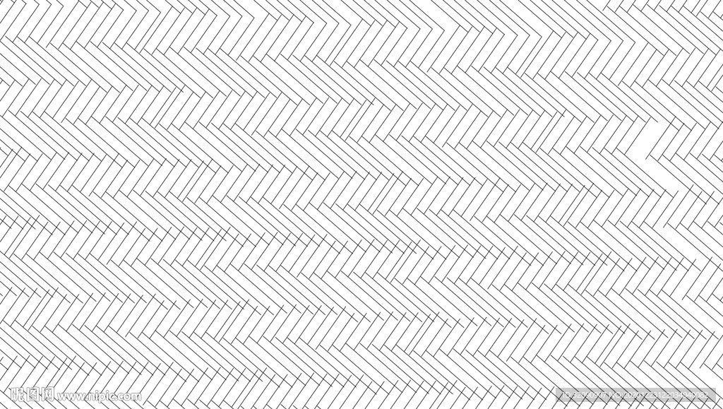 手绘抽象波折线几何线条