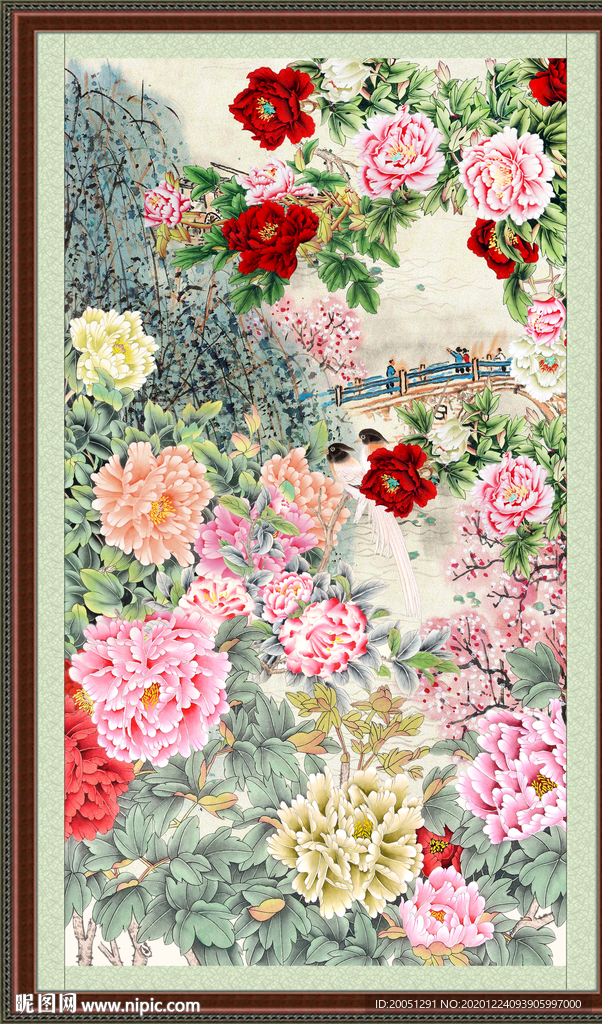 牡丹花开富贵