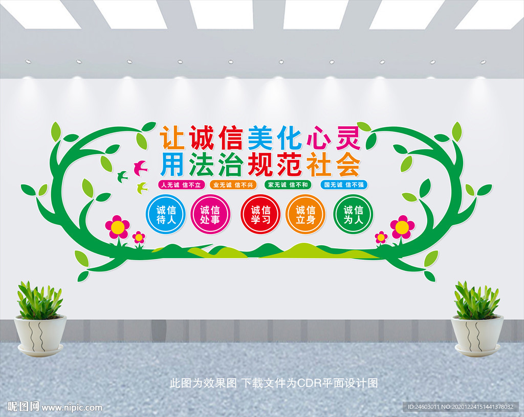 诚信文化墙