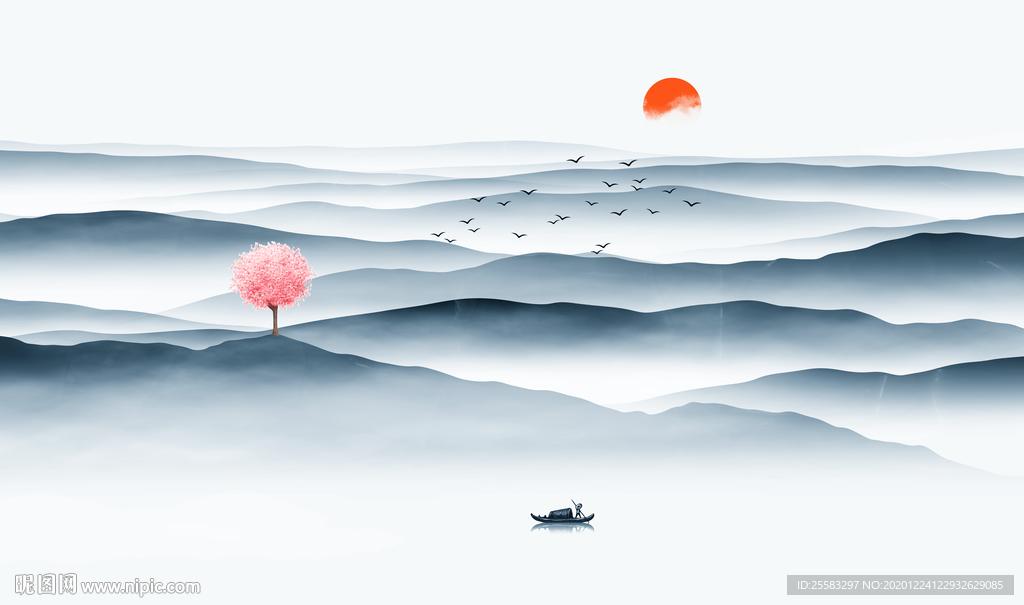 新中式山水