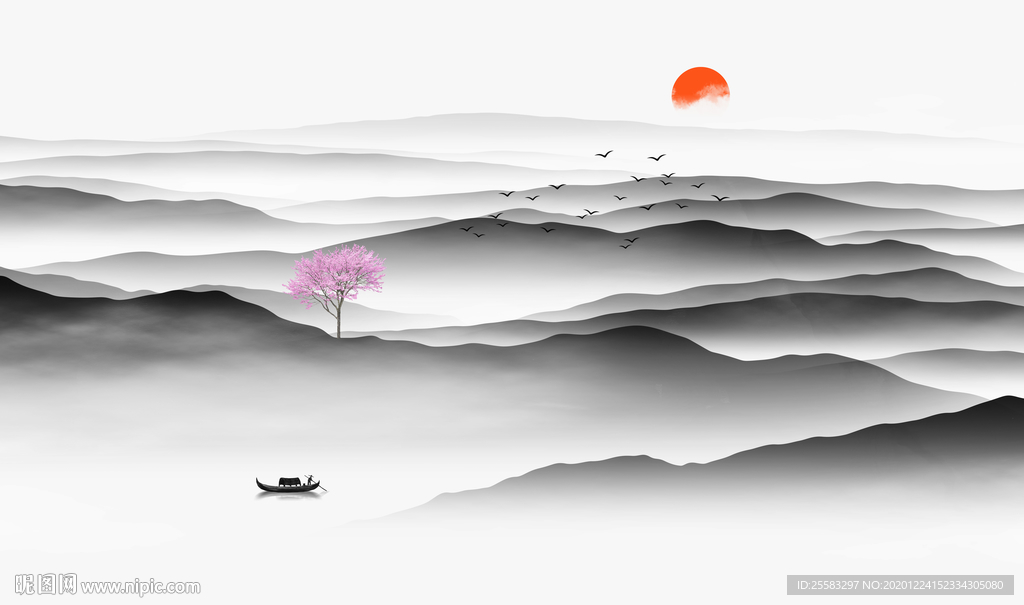 水墨山水