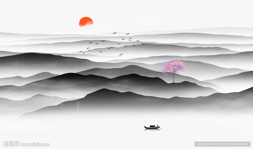 水墨山水