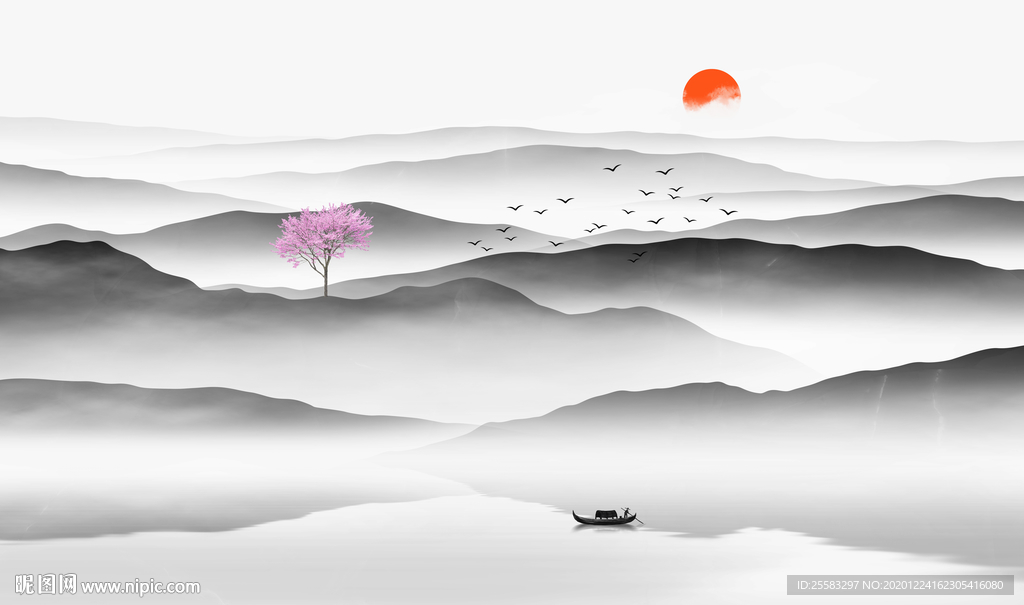 水墨山水