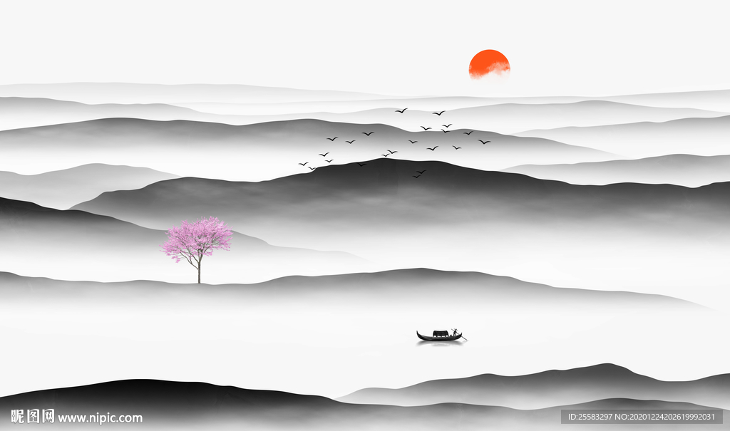 水墨山水