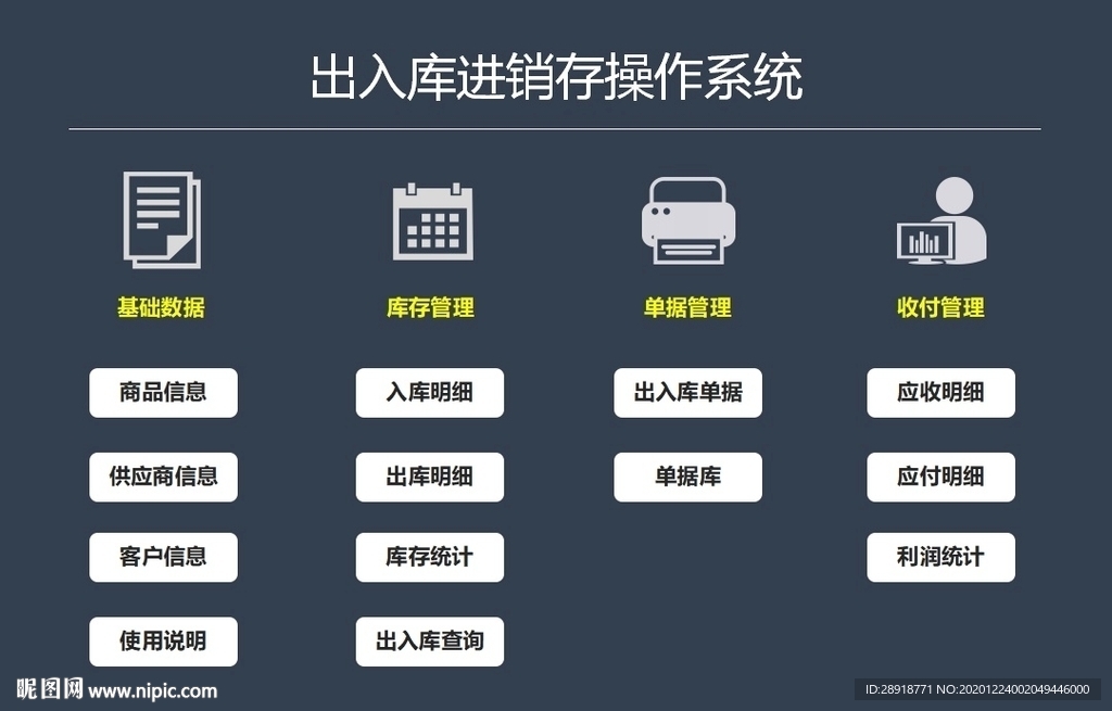 出入库应收账款操作系统