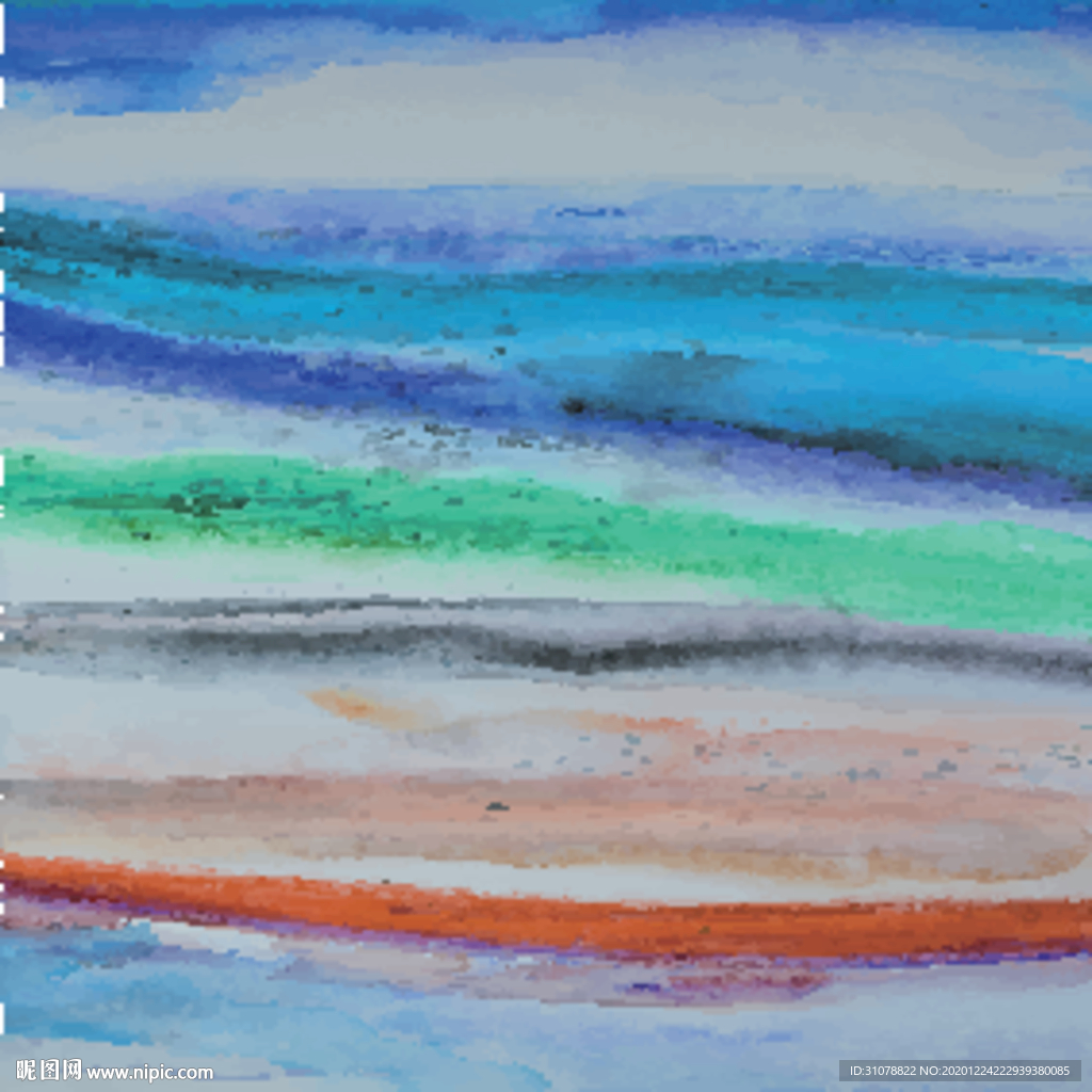 抽象色彩装饰画