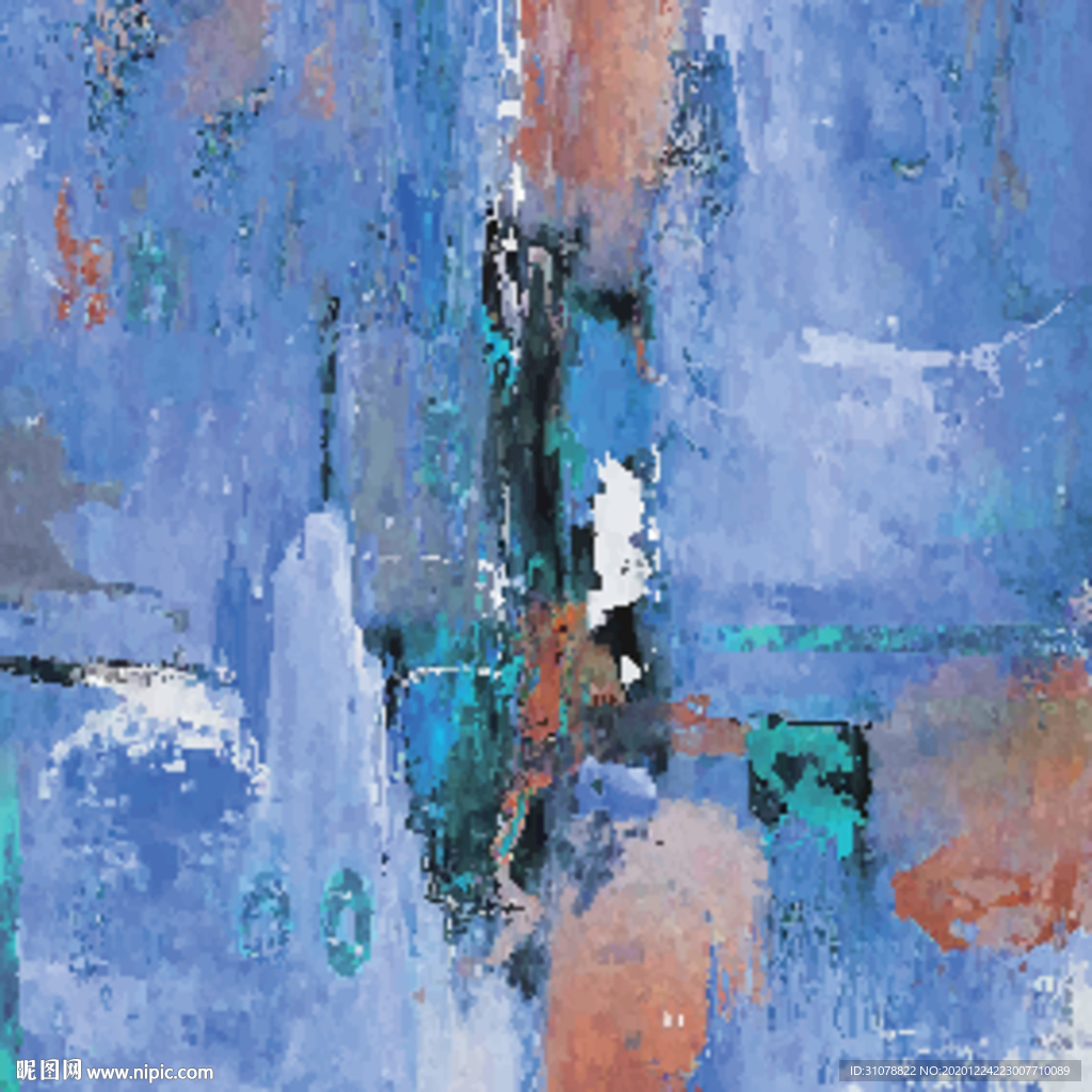 抽象色彩装饰画