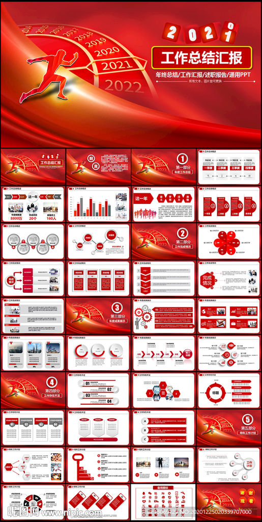 年终工作总结汇报PPT