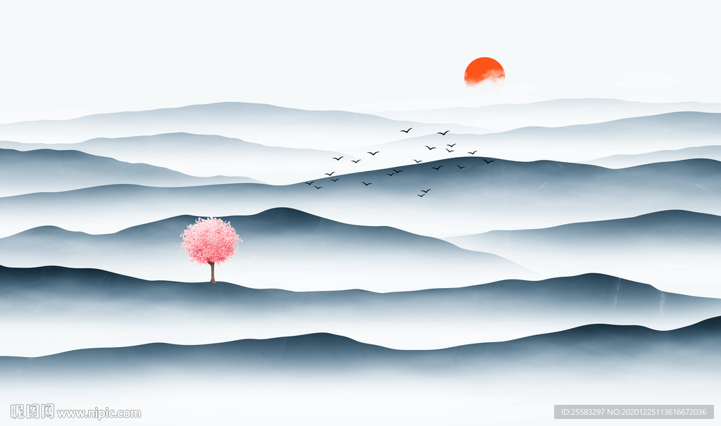 新中式山水