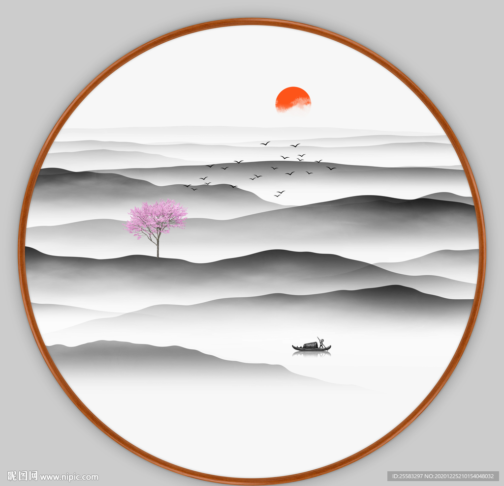 新中式山水画