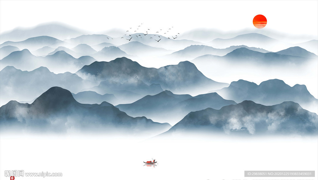 写意山水画