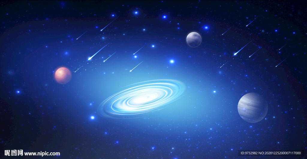 星空鱼缸背景