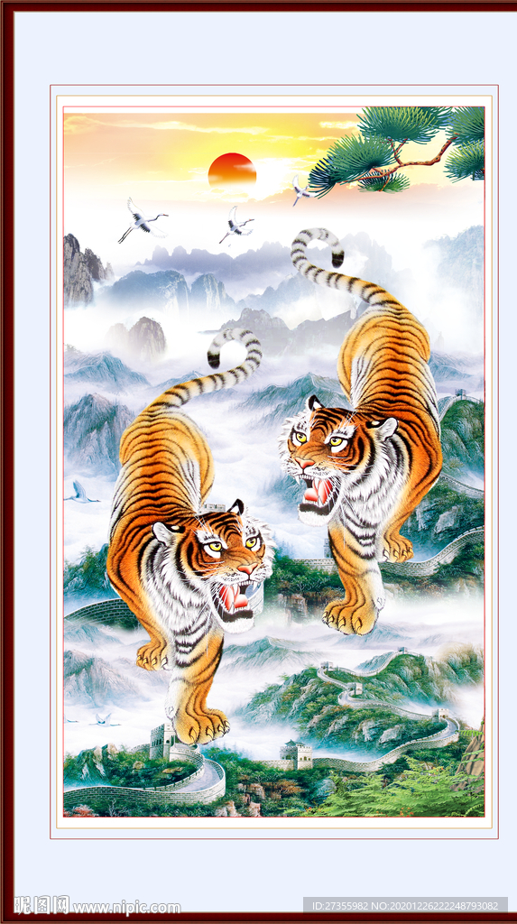国画老虎
