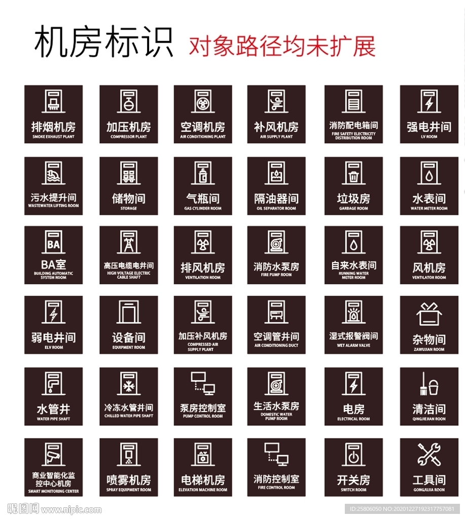 设备间标识牌