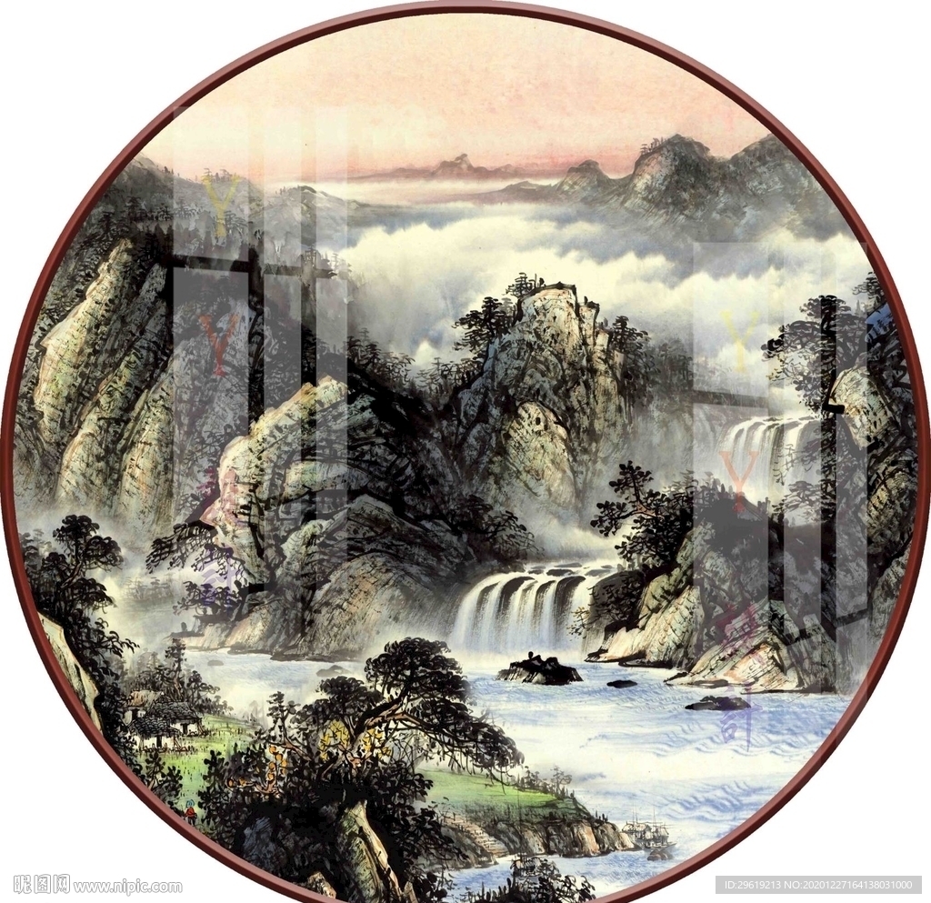 抽象山水 抽象山水画 山水抽象