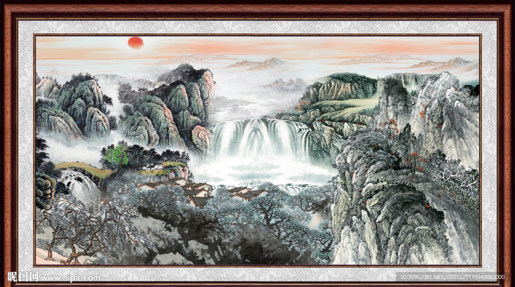 国画山水