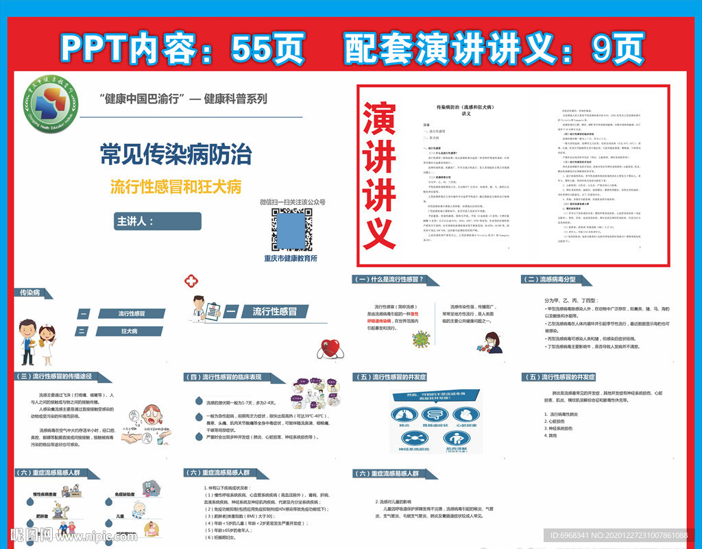 常见传染病防治流感狂犬病