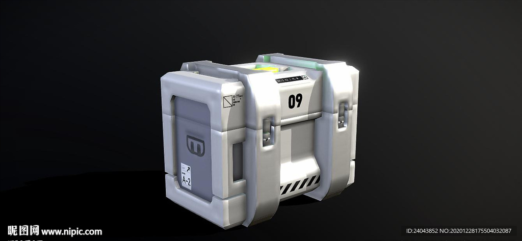 C4D模型3D科技盒子