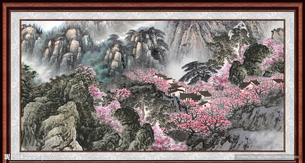 中国画山水