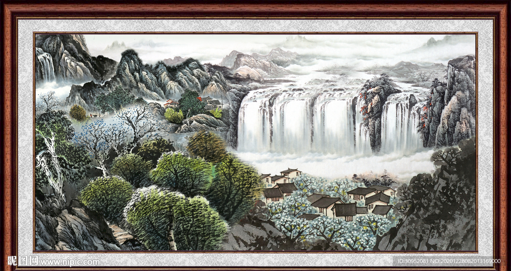 中国画山水