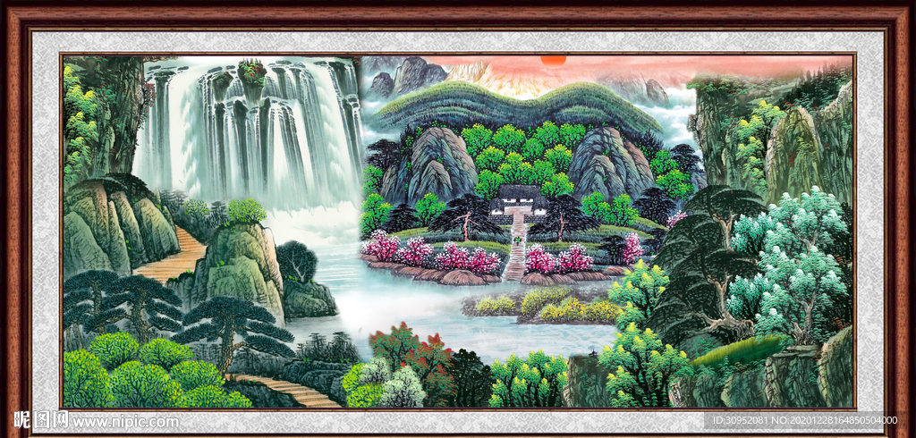 中国画山水