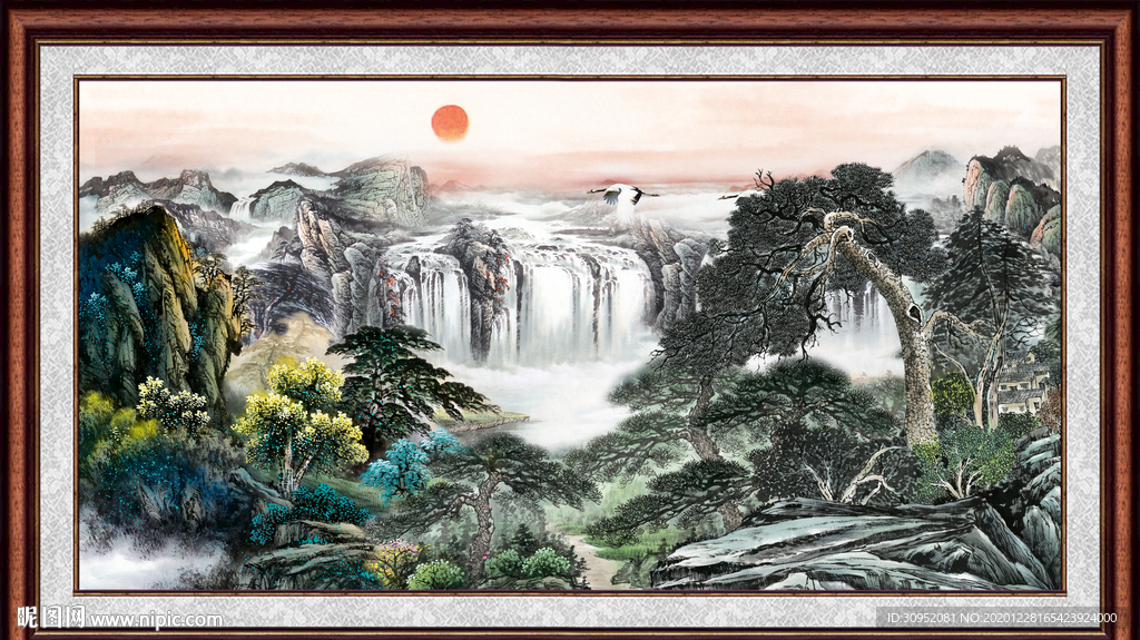 国画山水