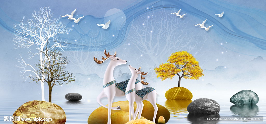 时来运转装饰画