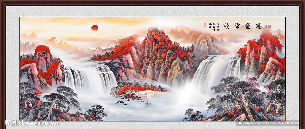 鸿运当头国画鸿运当头