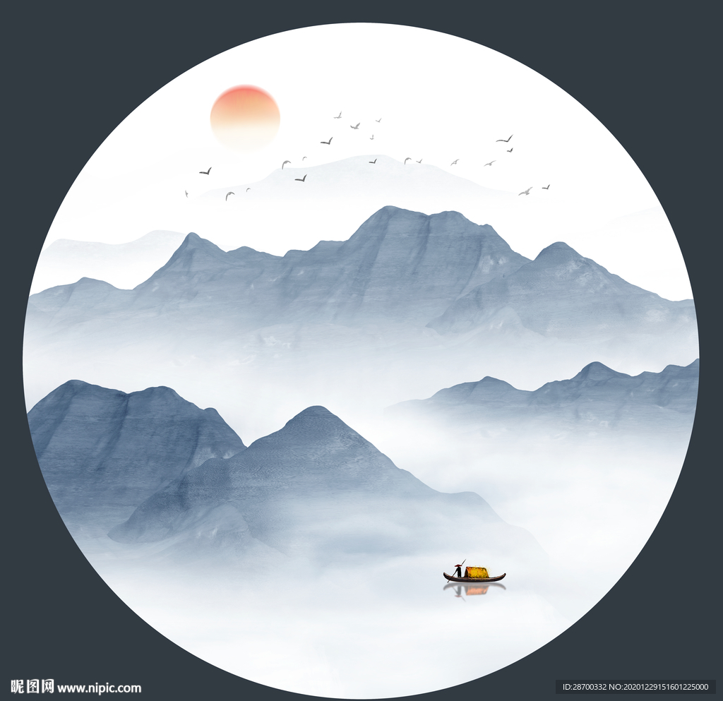 圆形装饰画
