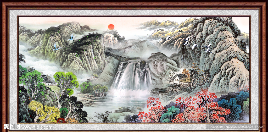 国画山水