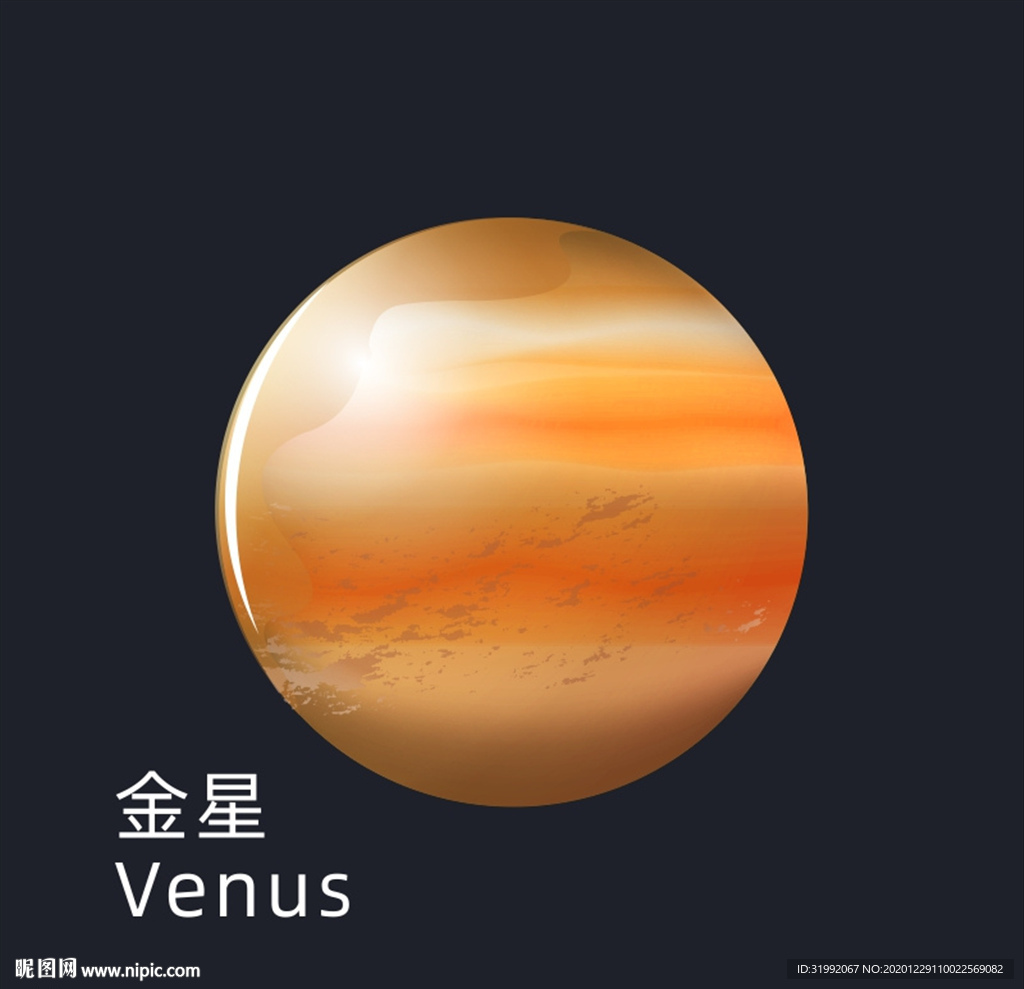 金星矢量图