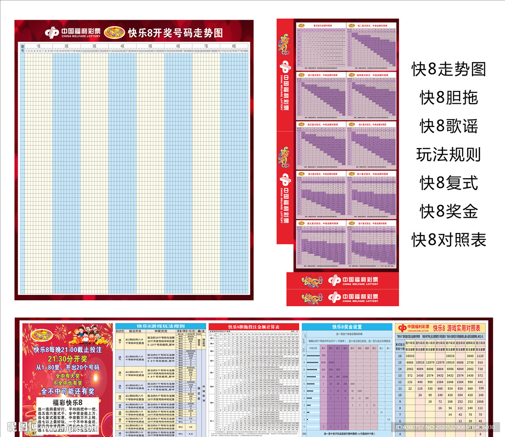 中国福利彩票快乐8走势图设计图__展板模板_广告设计_设计图库_昵图网nipic.com