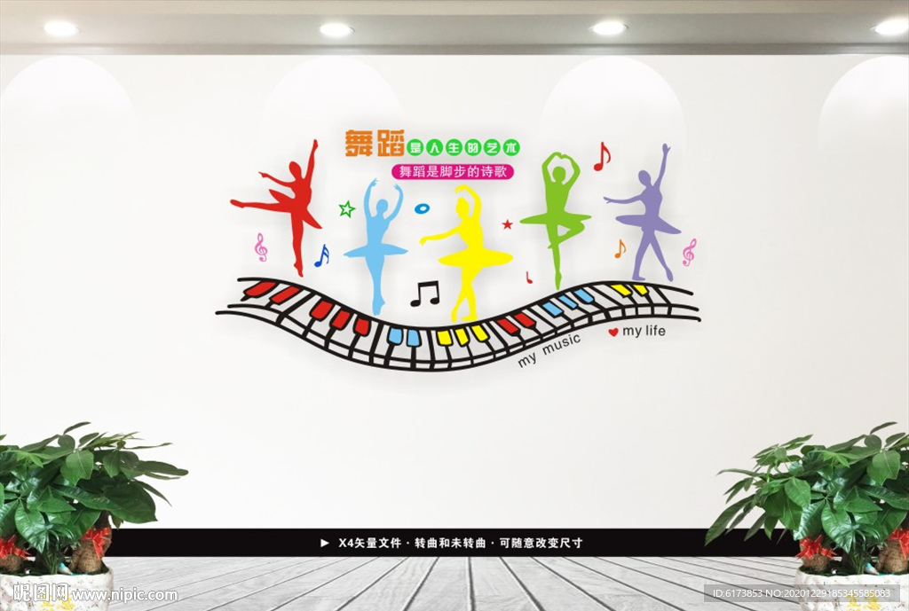舞蹈文化墙