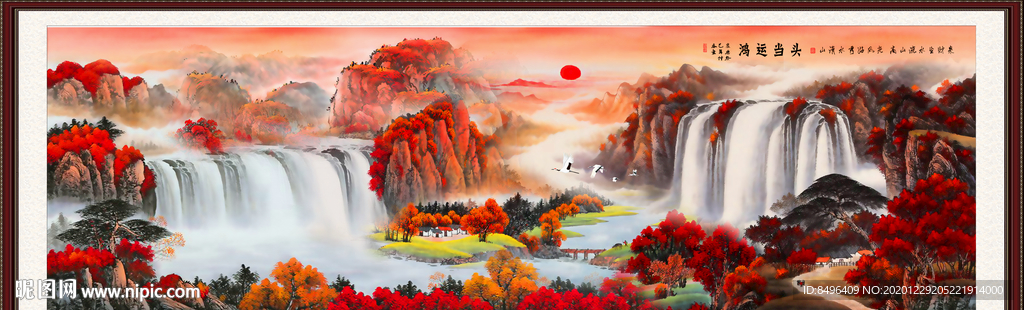 鸿运当头国画鸿运当头