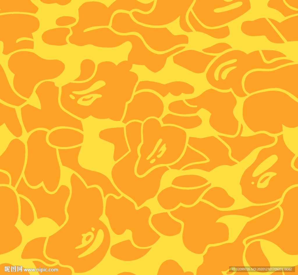 迷彩印花布匹印