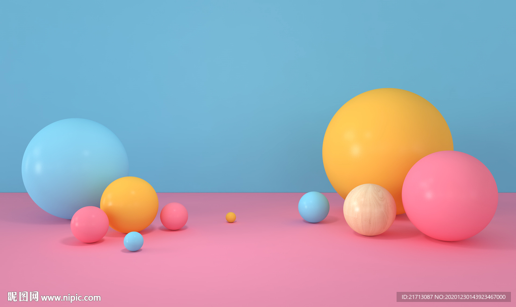 C4D海报场景建模渲染