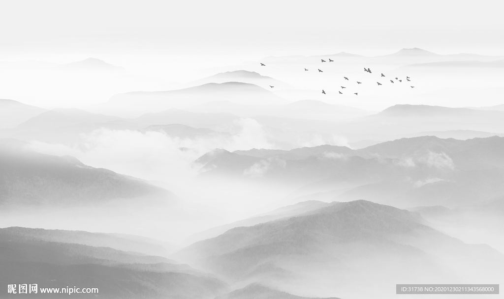 新中式山水画