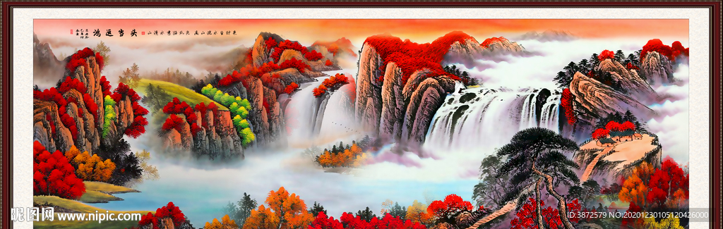 山水画 水墨山水画 意境山水画