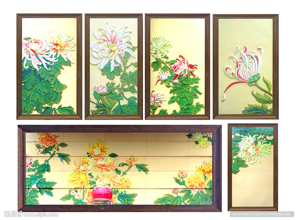 菊花展挂画