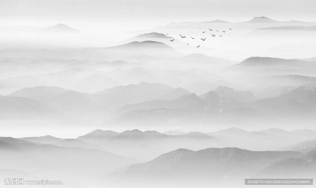 新中式山水画