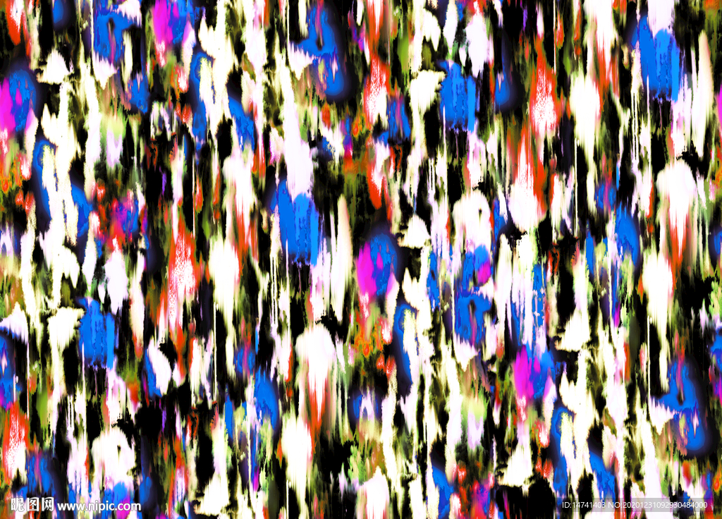 炫彩斑驳光晕涂鸦