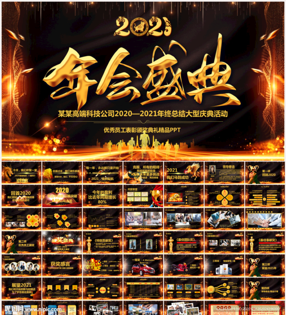 2021企业年会活动策划PPT