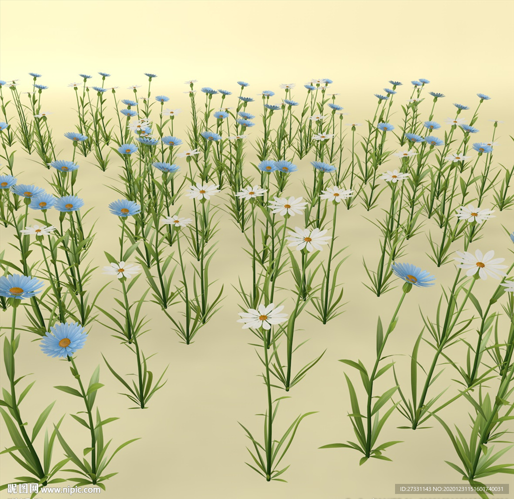 花草模型 植物模型 花卉模型