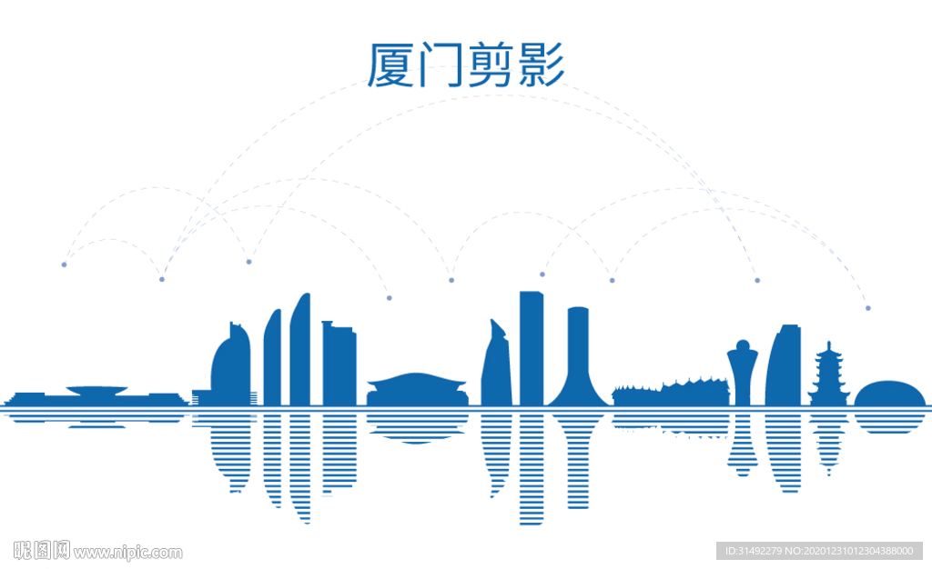 厦门剪影