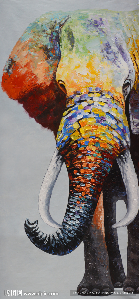 装饰画 大象