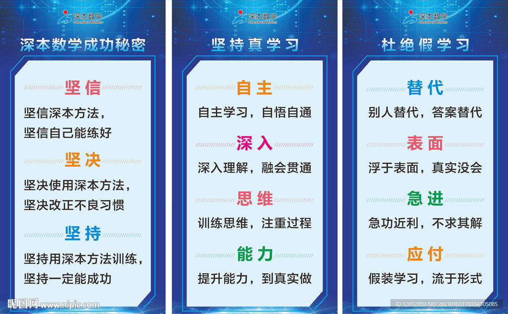 深本教育展板图片