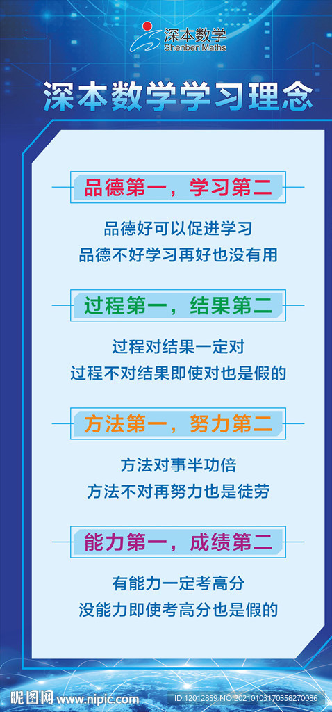 深本教育展板图片